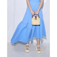ราคา Charles & Keith กระเป๋าทรงถังดีไซน์ผ้าแคนวาสรุ่น Aubrielle - สีแทน