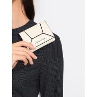 ราคา Charles & Keith Nasrin Geometric Wallet - สีมัลติ
