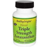 ราคา ขายอาหารเสริม แอสต้าแซนทิน Healthy Origins, Natural Triple Strength Astaxanthin, 12 mg, 60 Softgels (109)