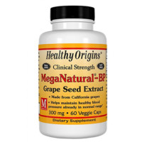 ราคา grape seed Healthy Origins, MegaNatural-BP Grape Seed Extract, 300 mg, 60 Capsules (203)