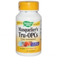 ราคา เมล็ดองุ่น ราคาประหยัด ยี่ห้อ Nature s Way, Masquelier's Tru-OPCs, 75 mg, 90 Tablets (204)