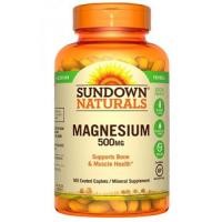 ราคา ขาย แมกนีเซียม Sundown Naturals Magnesium 500 mg, 180 Caplets (2204)