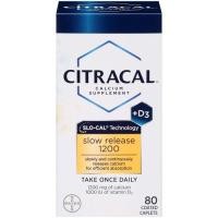 ราคา Calcium Citracal with Calcium D Slow Release 1200, 80-Count (1608)