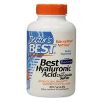 ราคา ขาย Hyaluronic acid Doctor's Best - Best Hyaluronic Acid with Chondroitin Sulfate, 180 Capsules (1704)
