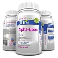 ราคา ALA ยี่ห้อ Pure Alpha Lipoic Naturally Occurring Universal Vitamin Antioxidant, 500mg, 60 Veggie Capsules (1206)