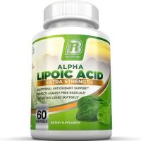 ราคา ขายกรดอัลฟาไลโปอิก Alpha Lipoic Acid Softgels - 300mg Fast Absorption Liquid Softgels By BRI Nutrition (1205)
