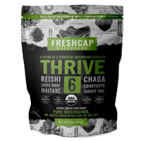 ราคา อาหารเสริม เห็ด ยี่ห้อ THRIVE 6 Powerful Mushroom Extract Powder (3402)