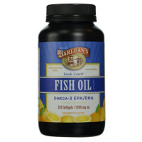 ราคา ขายอาหารเสริมน้ำมันปลา Barlean's Organic Oils Fresh Catch Fish Oil, Omega-3, Orange Flavor, 250-Softgels / 1000 mg each (405)