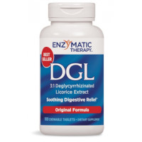 ราคา ชะเอม ยี่ห้อ Enzymatic Therapy DGL Original, 100 Chewables ราคาถูก (2902)