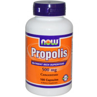 ราคา โปรพอลิส Propolis ยี่ห้อ Now Foods, Propolis, 500 mg, 100 Capsules (602)