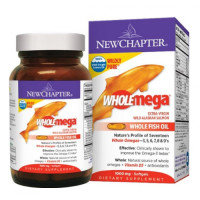 ราคา น้ำมันปลา Omega3 ราคาส่ง New Chapter Wholemega Whole Fish Oil, 120 Softgels ราคาประหยัด (403)