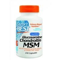 ราคา กลูโคซามีน ยี่ห้อ Doctor's Best Glucosamine Chondroitin/MSM, Capsules, 240-Count (1901)