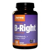 ราคา วิตามินบีรวม Jarrow Formulas B-right Complex 100 Veggie Caps ราคาถูก (2204)
