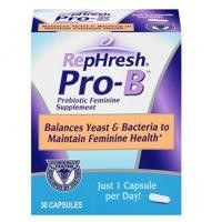 ราคา โปรไบโอติก RepHresh Pro-B Probiotic Feminine Supplement, 30-Count Capsules (1403)