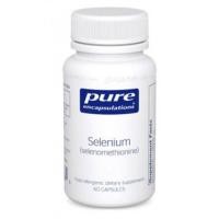 ราคา ซิลิเนียม Pure Encapsulations - Selenium (Selenomethionine) - Hypoallergenic Antioxidant Supplement 60 Capsules ราคาถูก (2503)