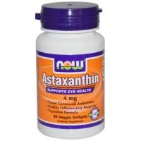 ราคา แอสต้าแซนติน ราคาประหยัด ยี่ห้อ Now Foods, Astaxanthin, 4 mg, 60 Veggie Softgels (104)