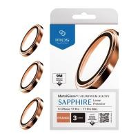 ราคา ฟิล์มกระจกป้องกันเลนส์ iPhone 17 Pro/17 Pro Max Sapphire Aluminum - MetalGlaze Orange (4710007839034)