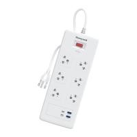ราคา รางปลั๊กไฟ Honeywell 6 ช่อง พอร์ต USB-C x 2 และ USB-A x 2 (8906120133098)