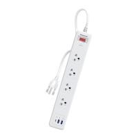 ราคา รางปลั๊กไฟ Honeywell 4 ช่อง พอร์ต USB-C x 1 และ USB-A x 2 (8906120133043)
