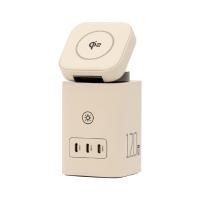 ราคา แท่นชาร์จไร้สาย 120W GaN Desktop MagStation Changer Light-Pink (6902957545266)