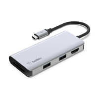 ราคา มัลติพอร์ตฮับ USB-C 5 in 1 Multiport Hub 100W (745883924264)