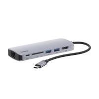 ราคา ฮับมัลติมีเดีย USB-C 6 in1 Multiport 4K60Hz 100W (745883908127)
