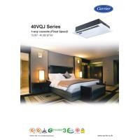 ราคา เครื่องปรับอากาศ CARRIER แบบหนึ่งทิศทาง ขนาด 25,249 BTU รุ่น 40VQJ024X110/38RLJ024R120 (1003)