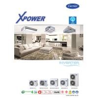 Carrier XPower Inverter เครื่องปรับอากาศระบบอินเวอร์เตอร์แบบแขวนใต้ฝ้าเพดาน 40200 BTU รุ่น 42TGV0401CP/38TGV0401A1
