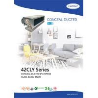 ราคา เครื่องปรับอากาศ CARRIER แบบปลือยซ่อนในฝ้า (ท่อดัก) ขนาด 48,000 BTU รุ่น 42CLY016X-10RO1/38LHY048S301-1 (42CLY SERIES) (เฉพาะเครื่อง) (1749)
