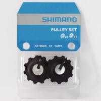 ราคา ลูกรอกตีนผี ลูกกลิ้งตีนผีหลัง Shimano ULTEGRA, RD-6700 Pulley Set บนและล่าง (ใช้กับ MTB รุ่น XT 9-SPD ได้) (2133)