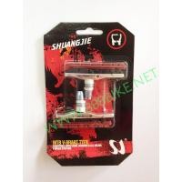 ราคา ผ้าเบรค SHUANGJIE V-BRAKE MTB Brake shoes Bike Brake Pads, Aluminum Alloy Shell Bicycle Road Bike Brake Shoes Holder Pads Rubber V-Brake Blocks . สองสี (2954)