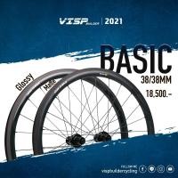 ราคา ชุดล้อเสือหมอบคาร์บอน VISP BASIC SERIES 2021 Rim Break, ขอบสูง 38/38MM มีสีดำด้านและดำเงา (3770)