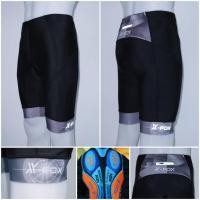 ราคา กางเกงปั่นจักรยาน X-FOX Cycling Shorts ขาสั้น เป้าเจล 16D นุ่มและใส่สบาย, XF-16D XXL (6697)