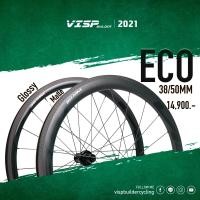 ราคา ชุดล้อเสือหมอบคาร์บอน VISP ECO SERIES 2021 ขอบสูง 38/50MM สีดำเงาและดำด้าน (8021)