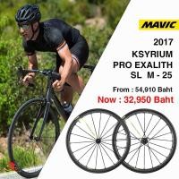 ราคา ชุดล้อเสือหมอบ Mavic Ksyrium Pro Exalith SL Road 700c Wheelset, M-25, 2017 (8655)