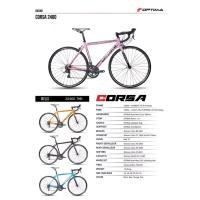 ราคา จักรยานเสือหมอบ OPTIMA CORSA 2400,SHIMANO Claris 16 สปีด Claris, Fast Edition (9505)