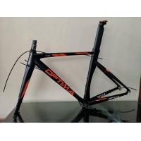 ราคา เฟรมจักรยานเสือหมอบ เฟรมเซ็ต OPTIMA VOLA AERO ROADBIKE มาพร้อมตะเกียบ+ถ้วยคอ หลักอาน กะโหลก size 50 (9852)