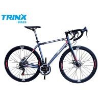 ราคา จักรยานเสือหมอบไซโคลครอส TRINX TEMPO 1.1 เฟรมอลู 21 สปีด ดิสหน้า-หลัง, TRINX MY2019 (9996)