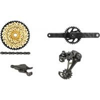 ราคา ชุดขับเคลื่อน SRAM XX1 EAGLE GROUPSET DUB , 1X12 SPEEDs (ไม่รวมกะโหลก) สีดำ (10664)