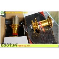 ราคา ดุมเสือภูเขา "NOVATEC" ดุมดิส หน้า/หลัง SuperLight FHD711/RHD712, 6 รู, 32H, สีทอง (10794)