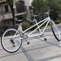 ราคา จักรยานแทนเดม GNH GHTD2126, 21 Speed Aluminum Tandem bicycle จักรยานคู่รัก ล้อ 26 นิ้ว สีขาว (10832)