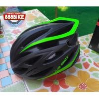 ราคา LABICI หมวกจักรยาน LA BICI ,HMM8 LED (ไฟเลด) In-Mold, Made in Taiwan ดำเขียว มีไฟ (10887)