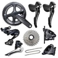 ราคา NEW Shimano ULTEGRA Groupset R8000 DISC, 2x11 Speed ตีนผีขาว เฟือง 11-34 (11106)