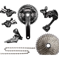 ราคา Shimano XT Groupset 11, NEW, XT-M8000, 3x11-Speed, รุ่นจาน 3 ชั้น Group set ปี 2018 ไม่รวมชุดดิสเบรค (3899)