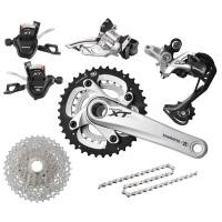 ราคา ชุดเกียร์ Shimano XT Groupset 20, 2x10 สปีด (ไม่รวมชุดดิส และ ใบดิส) (4919)