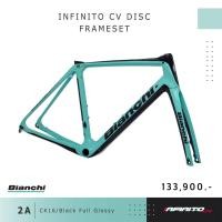 ราคา เฟรมเซ็ตเสือหมอบ BIANCHI INFINITO CV DISC FRAMESET มีสีเขียว (12675)