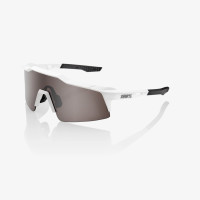 ราคา แว่นตา 100% SPEEDCRAFT® SL Matte White HiPER® Silver Mirror Lens + Clear Lens Included (12169)