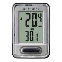 ราคา ไมล์ CATEYE Bicycle computer ไมล์ VELO 7 ไมล์มีสาย รุ่นใหม่, CL-VL520, สีดำ มี 7 ฟังชั่น (504)