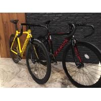 ราคา จักรยานฟิกเกียร์ Roadmaster TOCHKA FIXED GEAR 700C Size 52cm, มีสีดำแดงและสีเหลืองดำ (10151)