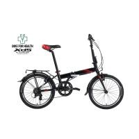 ราคา จักรยานพับได้ XDS W7 Floding Bike 20" 6 speed เฟรมอลู วงล้อ 20นิ้ว (12767)
